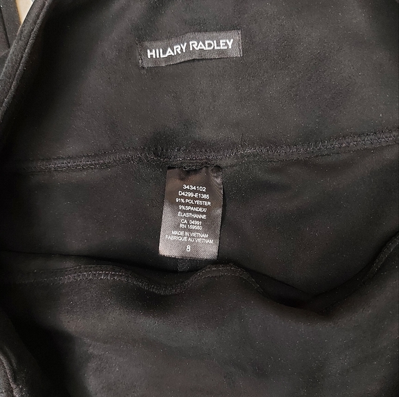 Hilary Radley Ladies Super Cozy Pull-On Faux Suede Pant Size 8 - Picture 4 of 8